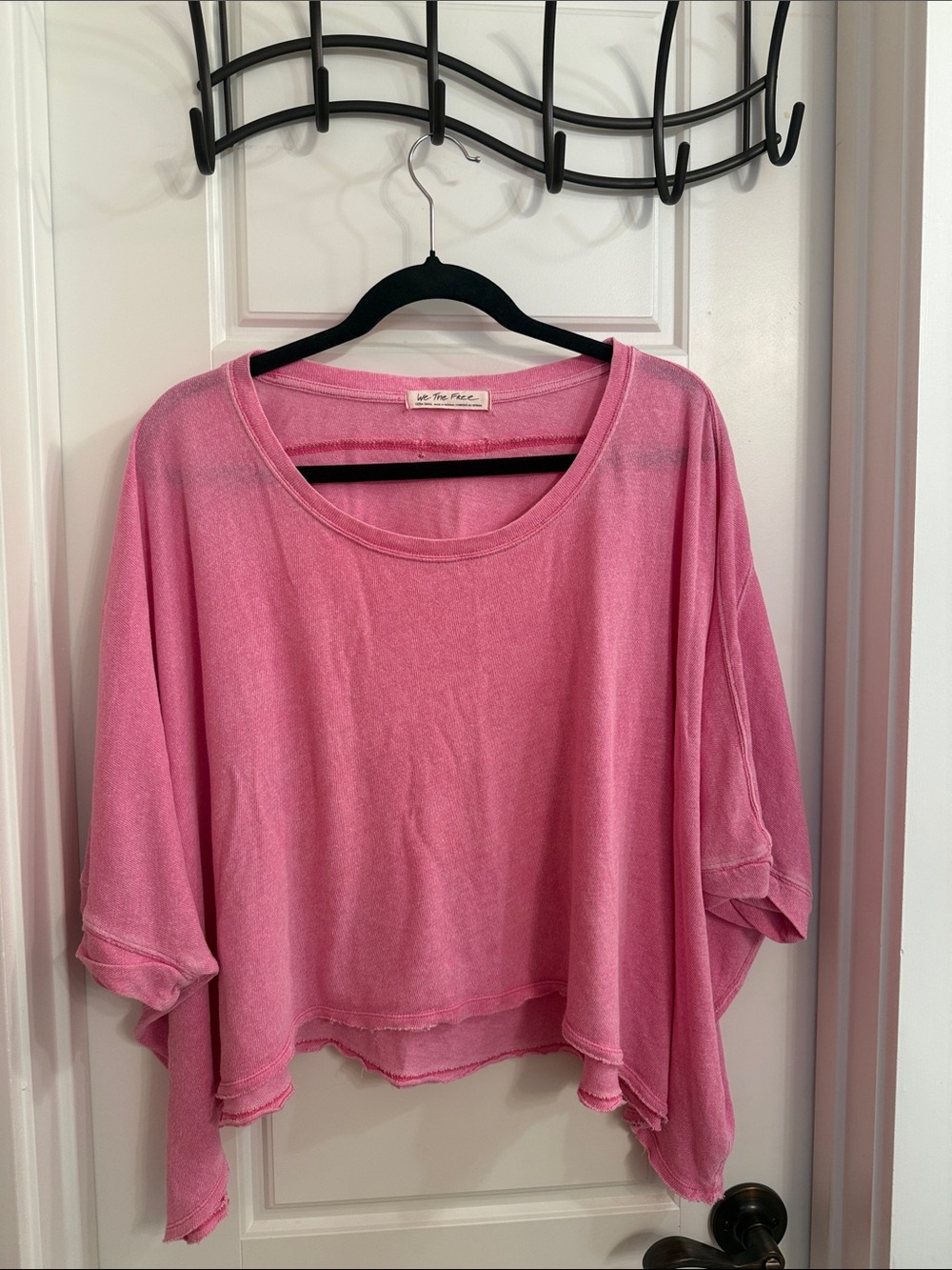 We are the free pink flowy top XS